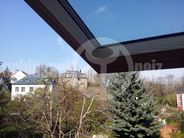 Blick aus dem Cabrio-Balkonfenster