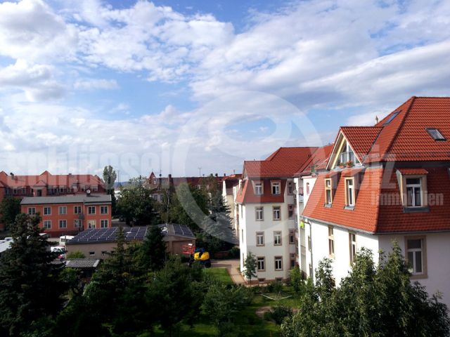 Blick aus dem Wohnzimmerfenster