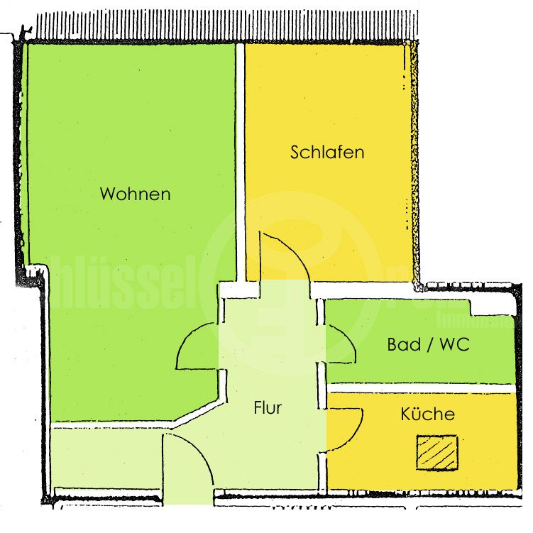 Grundriss - nicht maßstabsgerecht!