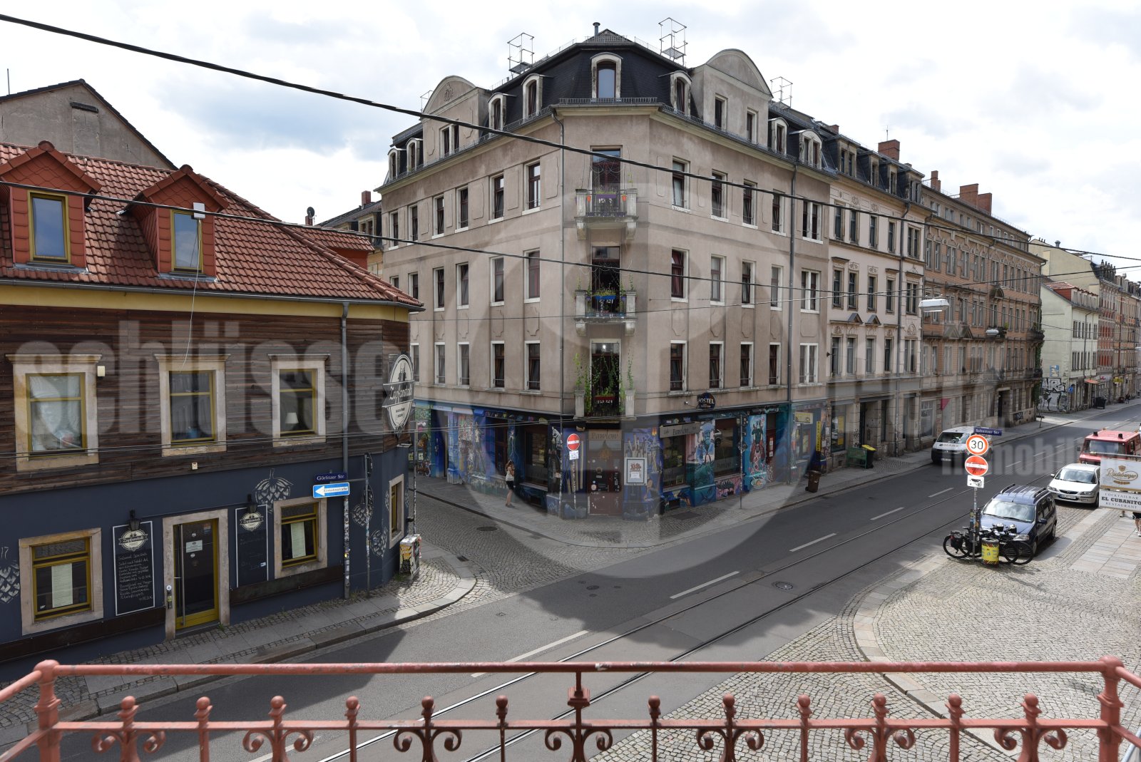 Ausblick Balkon