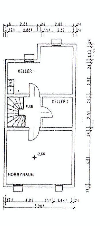 Grundriss Kellergeschoss