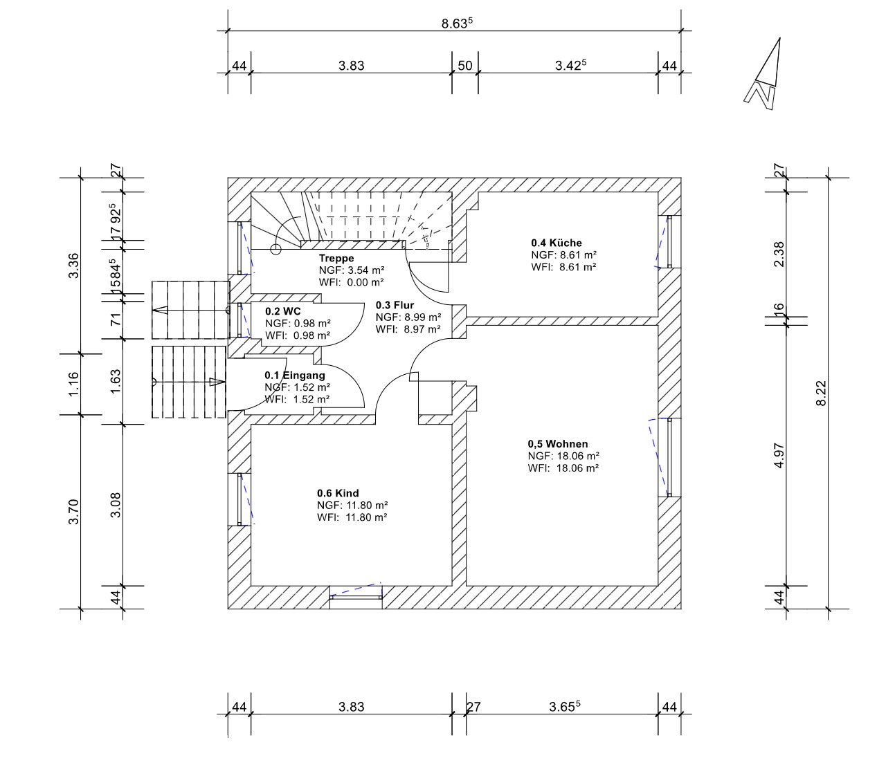 Grundriss Erdgeschoss