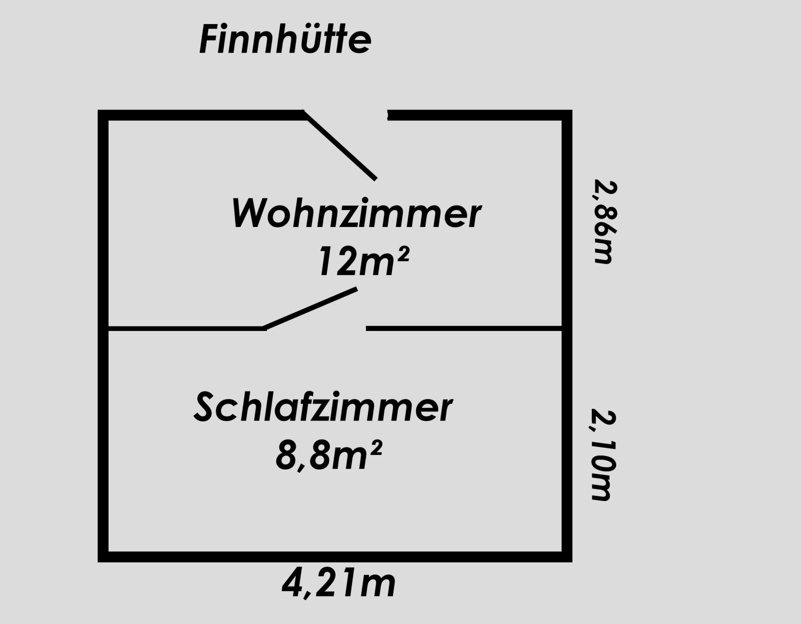 Grundriss Finnhütte Grundriss Finnhütte